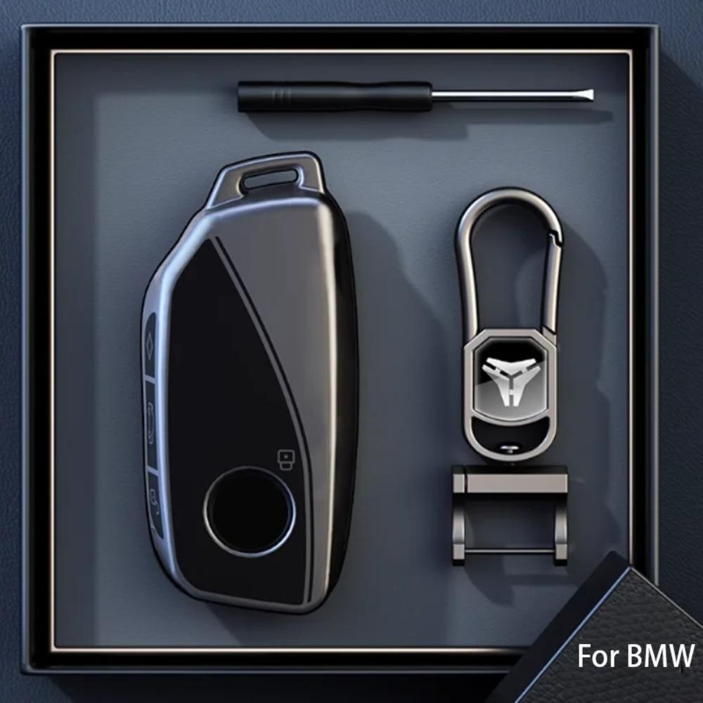 Титаново-серый для BMW I7 X7 G07 LCI IX I20 X1 U11 7 Серии G70 G09 XM U06 G81 M3 Чехол для ключа автомобиля Брелок Аксессуары