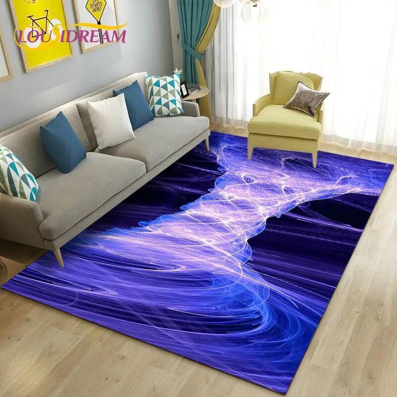 3D Dream Natural Tornado Cloud Area Ковер, Коврик для гостиной, Спальни, Дивана, Коврик для украшения, Детские игры, Нескользящий напольный коврик
