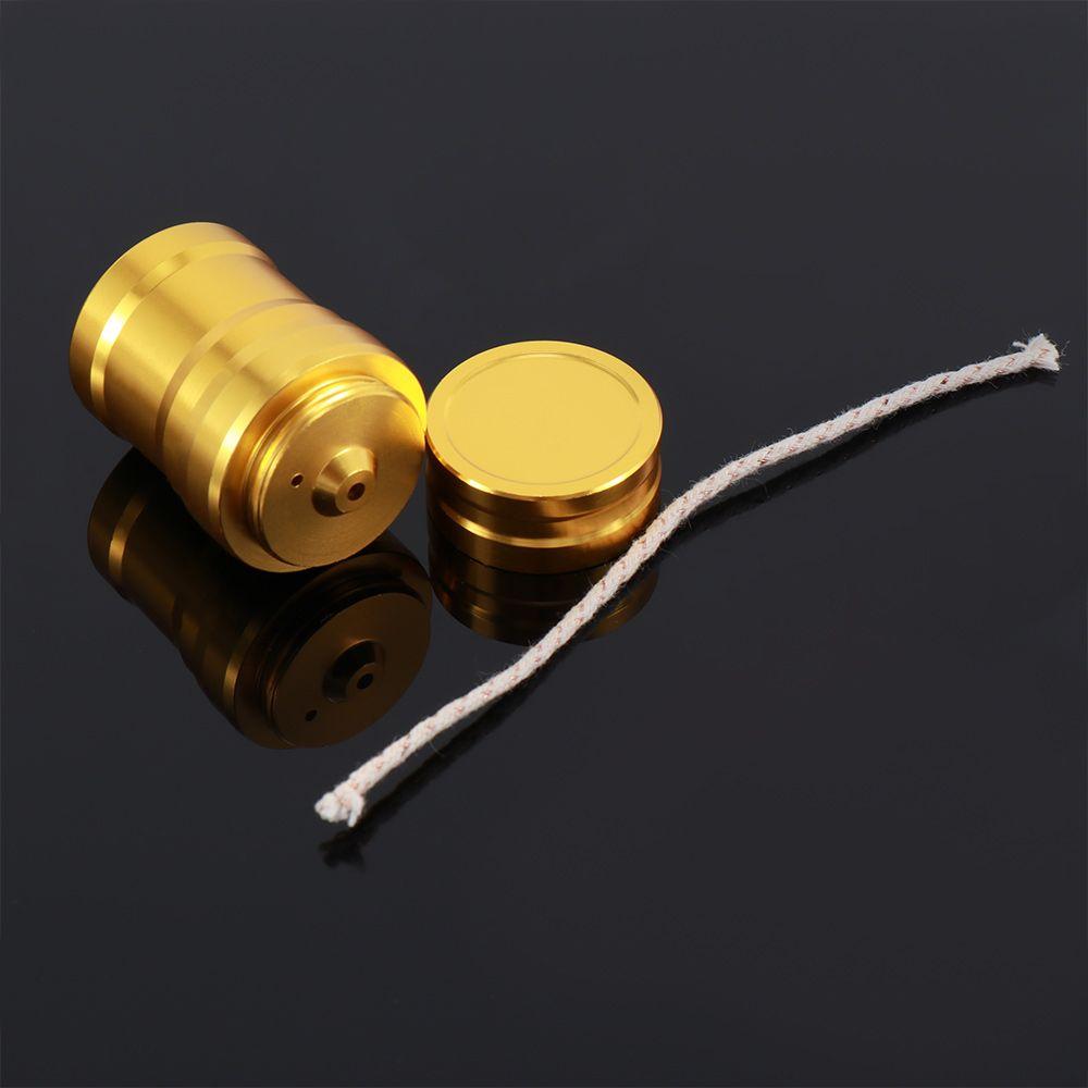 10ml Outdoor Portable Metal Alcohol Lamp with wick Hiking Survival Liquid Lighter Stoves Ignition Tool