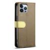 ESEBLE E11 For iPhone 15 Pro Max Case Zipper Pocket Litchi Texture Leather Phone Cover with Mirror and Wrist Strap