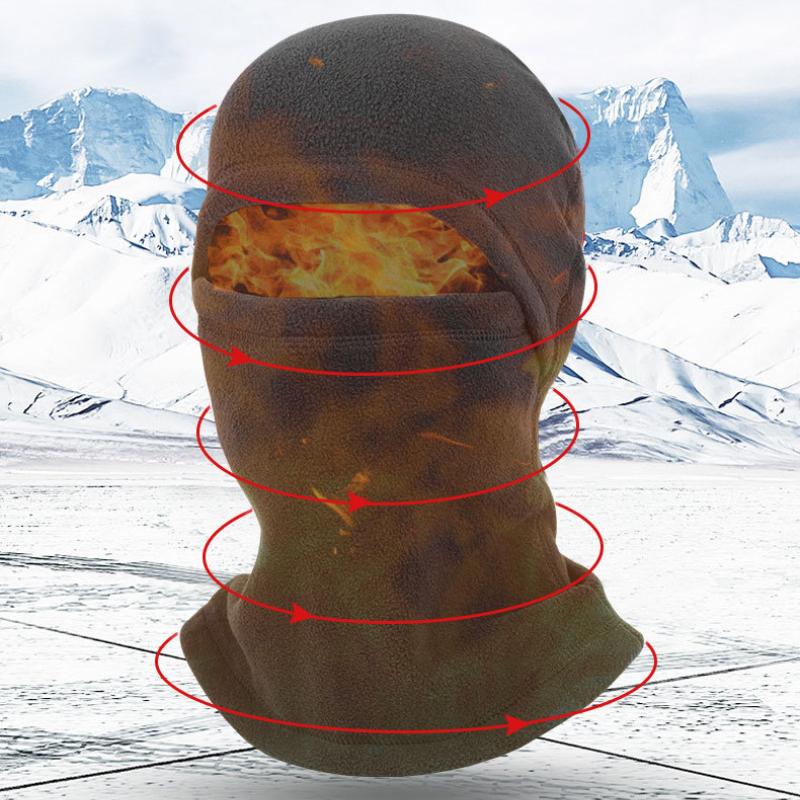Зимняя теплая флисовая балаклава унисекс полнолицевая маска утеплитель для шеи велоспорт лыжи мотоциклетный зимняя спортивная кепка защитная маска для лица