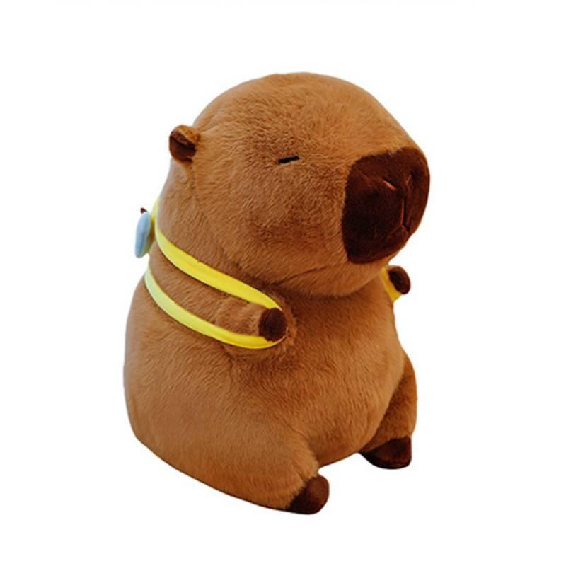 Cute Adorable Capybara Plush Toy With Bee Hat Perfect For Birthday Gifts And Collecting
