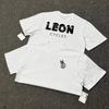 Men's Summer Letter Printed High Street Men's and Women's Loose Casual Pure Cotton Short Sleeved T-shirt Trend