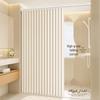 LIEI Foldable Waterproof Shower Curtain
