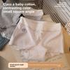 Female Spring and Autumn Pure Cotton 10A Antibacterial Extended Crotch Non Hip Flat Angle Briefs