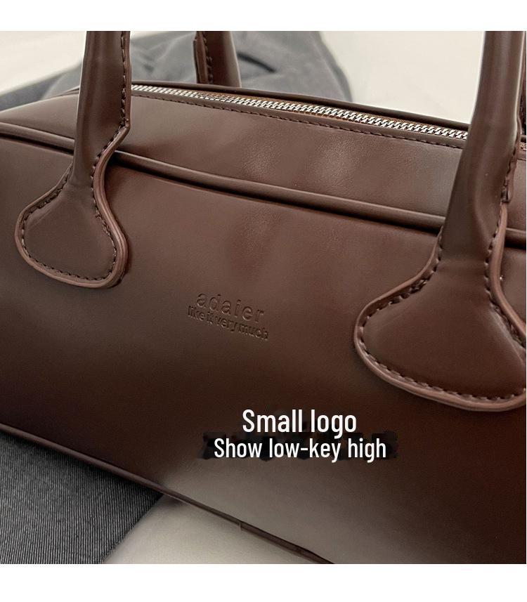 Женская сумка подмышкой большой вместимости - Высококачественная сумка через плечо для поездок на работу и боулинга на осень/зиму 2023 года