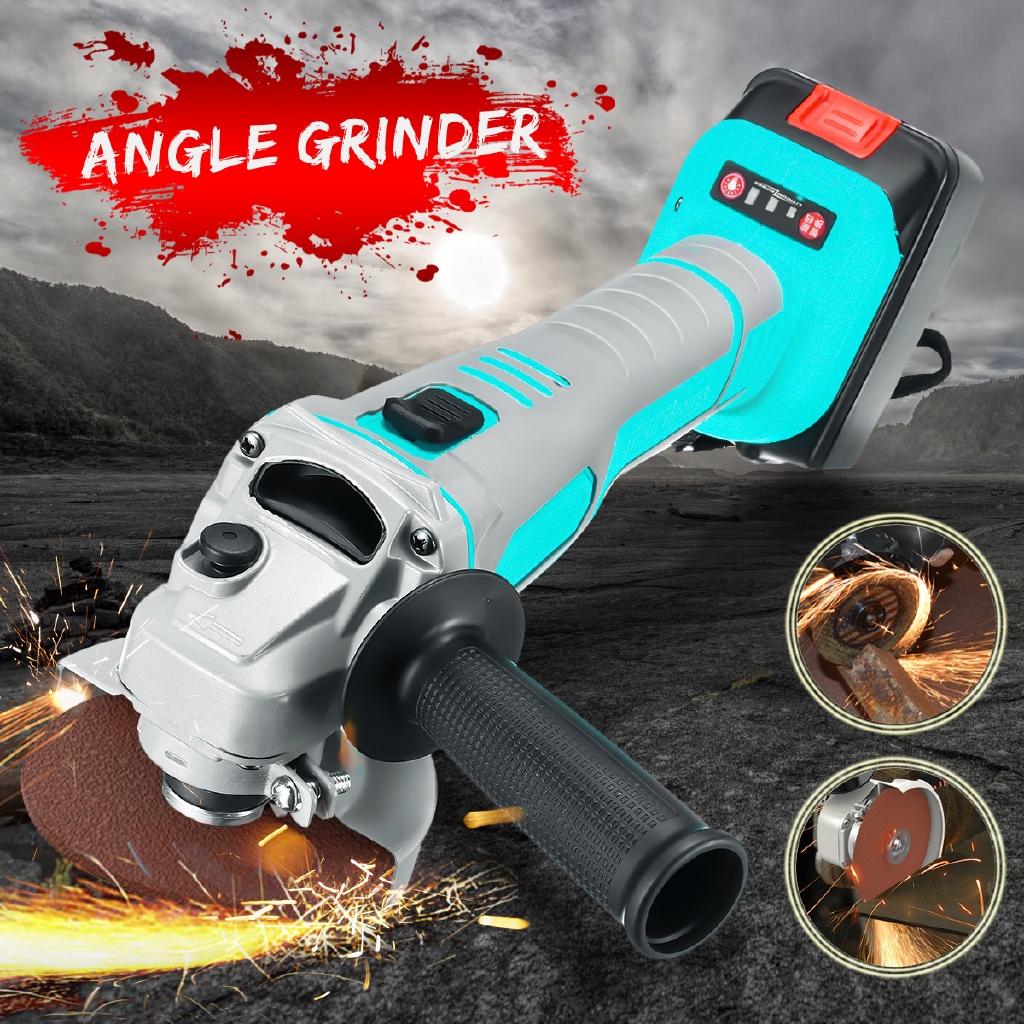 Electric Brushless Angle Grinder Polishing Machine 188VF/218VF Cordless Polisher Cutting Tool Set With 1/2 Li-ion Battery