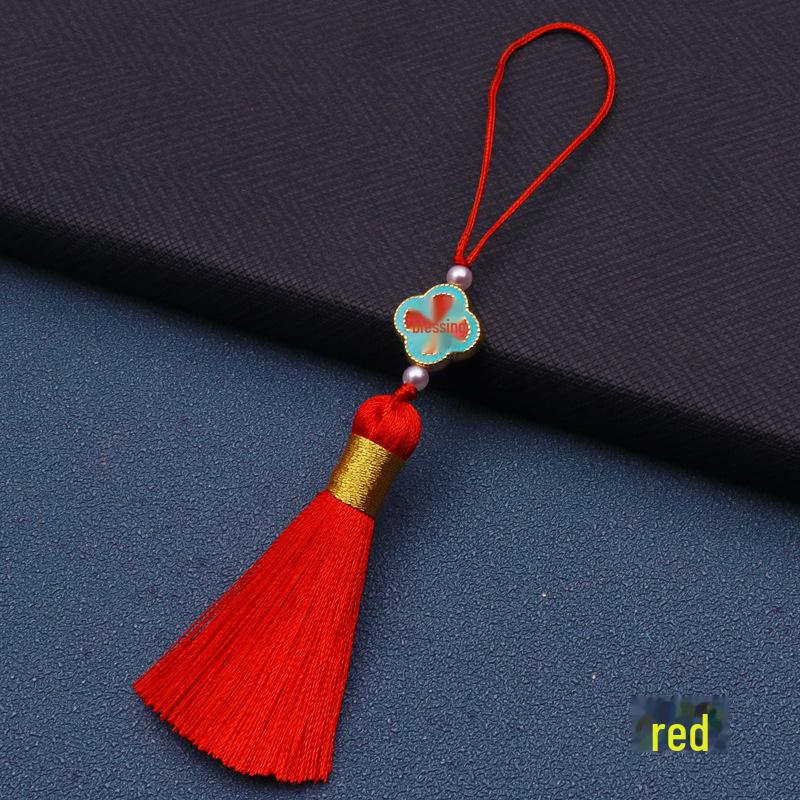 5,5 см сплав кисточка USB флешка и телефон цепочка закладка в старинном стиле