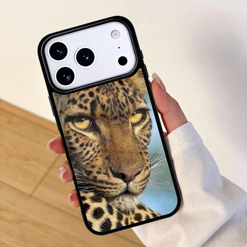 Cheetah Panther tiger lion Mobile Phone Case for IPhone 17 AIR 16pro Max 15 14 13 12 11 Bumper Cover