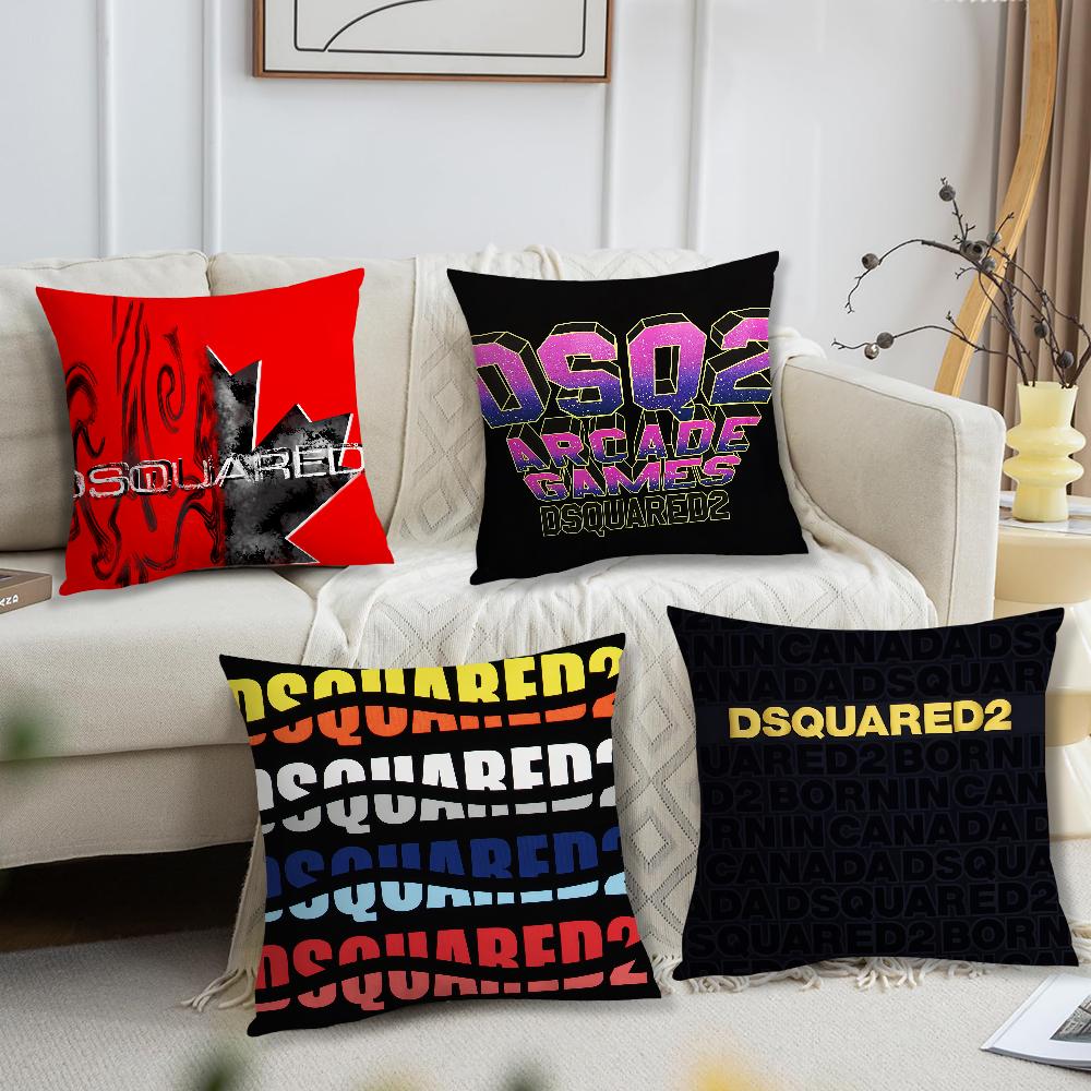 Мода D-Dsquared2 Логотип наволочка Гостиная Изголовье Спальня Офис Подушка Подушка Диван Подушка для сна Наволочка