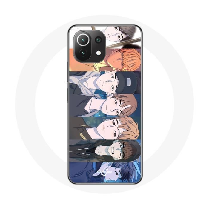 Coque pour Xiaomi Mi 11 Lite Bangtan Sonyeondan 7 Fates Chakho Avec BTS Hosu Haru Hwan Zeha Jooan Cein Dogeon