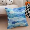 LLandscape Cushion Cover Linen Pillow Case Soft Breathable Protective Couch Room Decoration