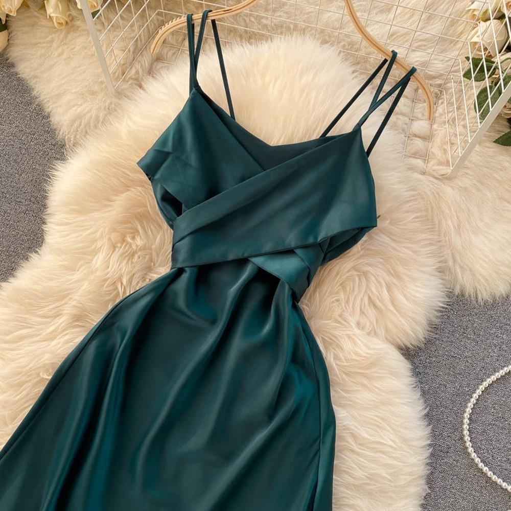 RUGOD Европа и Соединенные Штаты, отпуск, путешествия, фотография, элитное платье, сексуальное вечернее платье без бретелек, тонкое платье миди