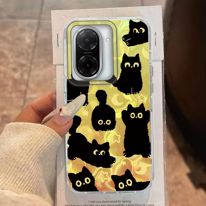 For Xiaomi 14T Pro 13T 11 Lite 5G Phone Cover Cute Cat Cartoon Shockproof Protective Fashion Luxury Bumper Cover Anti Fall Shell