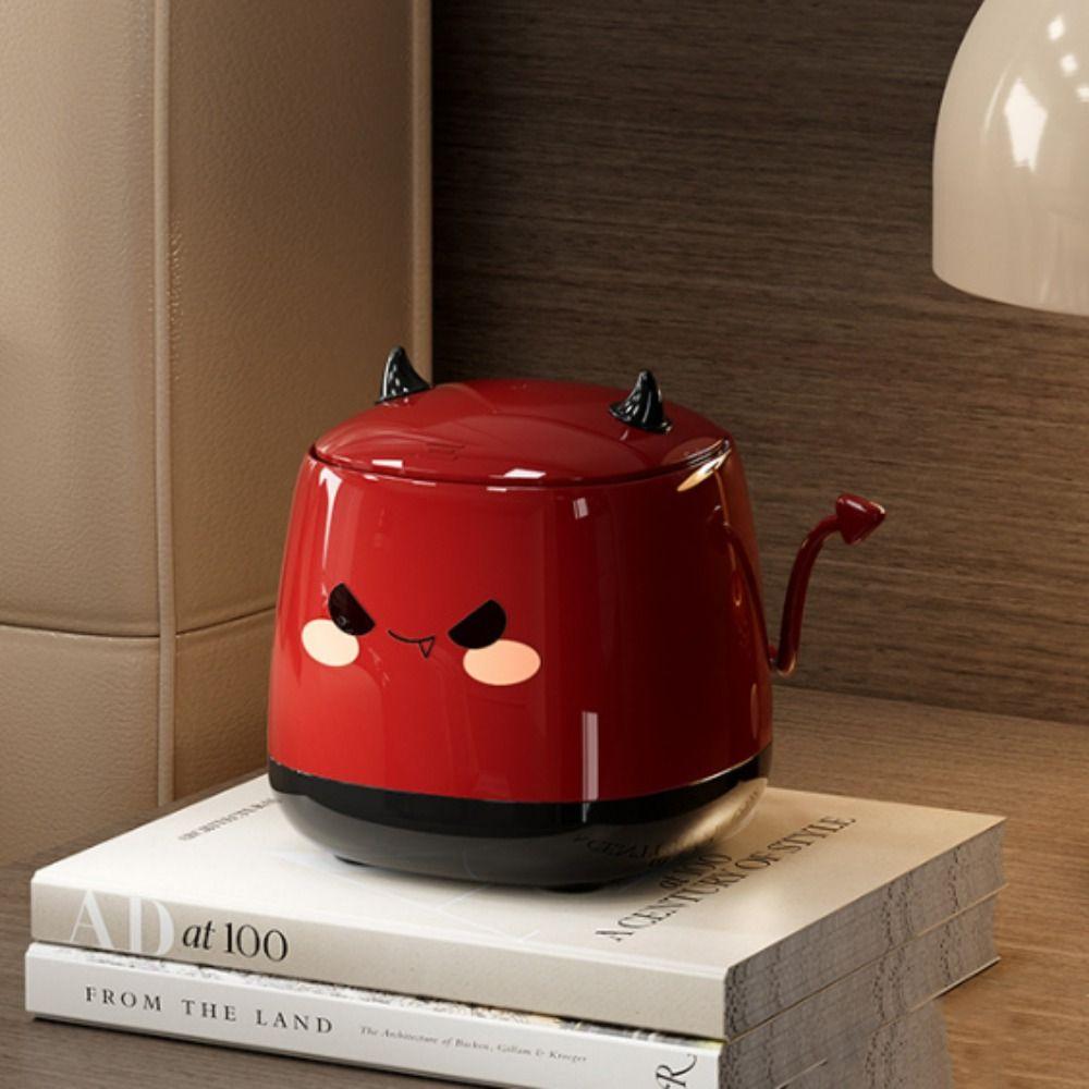 Cartoon Mini Trash Can Simple Design Desktop Trash Can Stylish Dust Bin Office