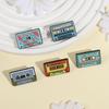Retro Music Tapes Enamel Pins Custom Singing Group Brooches Lapel Badges Clothes Funny Jewelry Gift for Friends