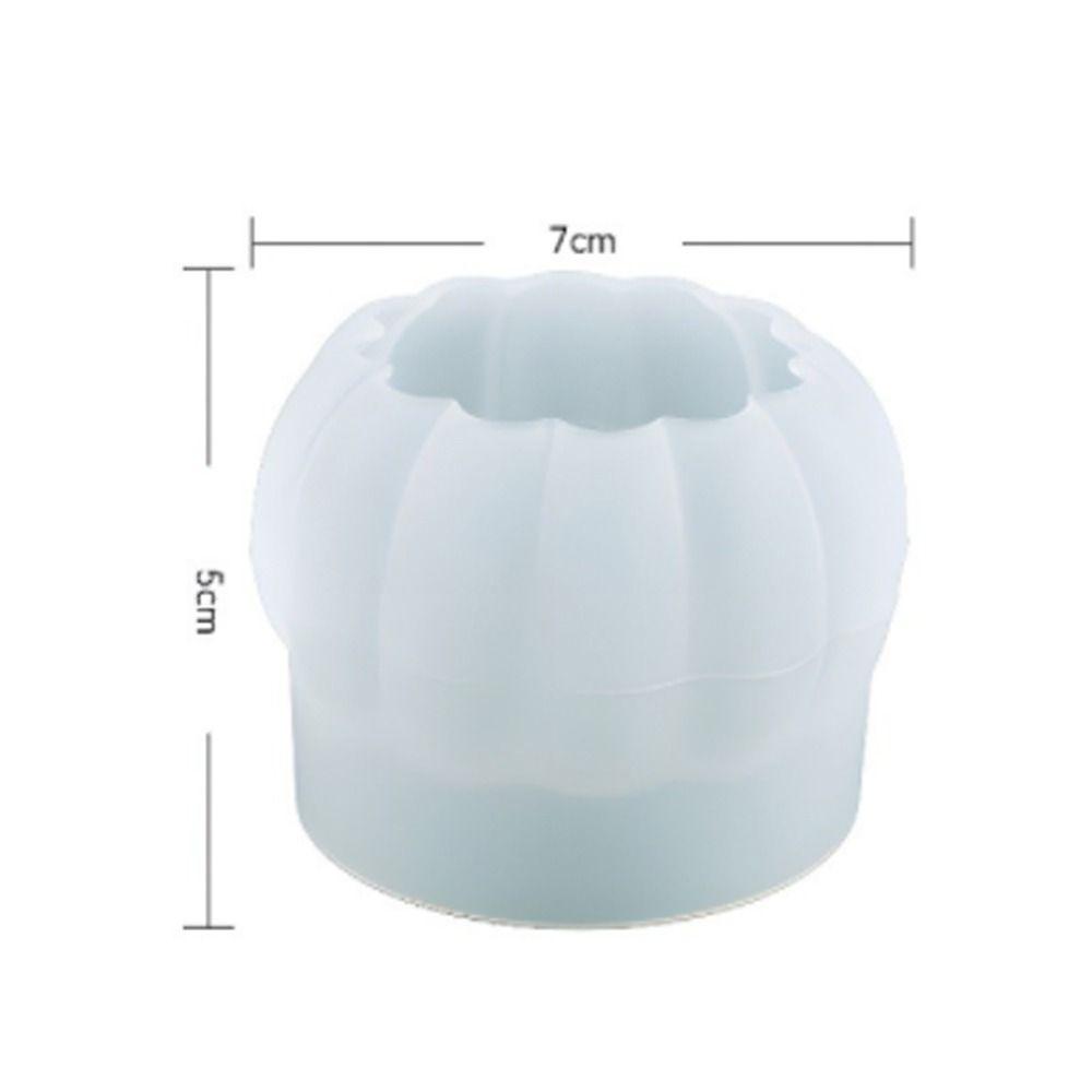 Силиконовая форма для свечи в виде тыквы Гладкая форма для мыла в виде тыквы Форма для мыла Форма для тыквы Изготовление свечей