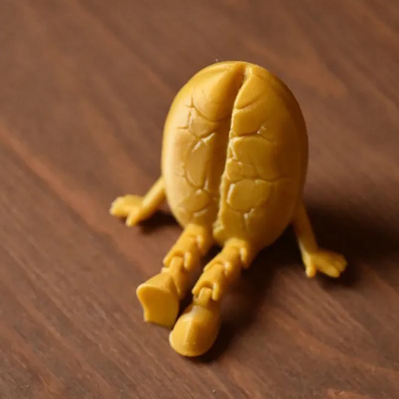 3D-печать Кофейное зерно Настольное украшение, Экологичное украшение из PLA, Для дома, офиса, Кафе, Декор рабочего стола, Подарок для любителя кофе
