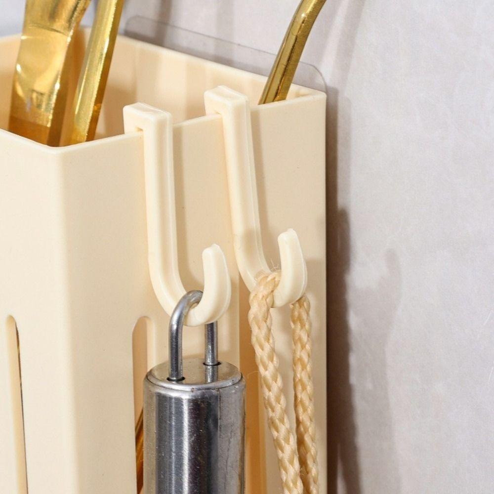 Wall-Mounted Chopstick Holder Draining Spoon Fork Storage Rack Durable Tableware Organizer