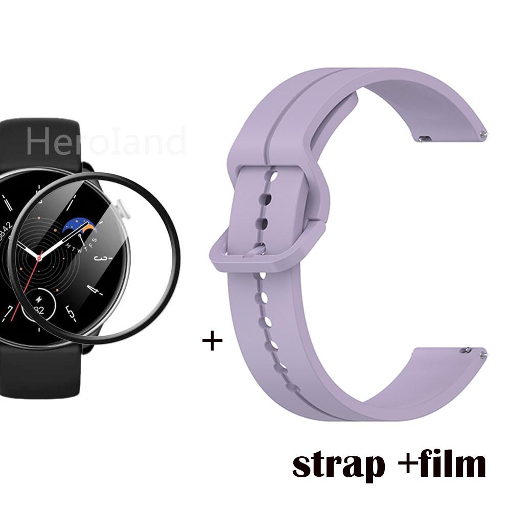 Ремешок 22 мм 20 мм для часов Huami Amazfit GTR Mini, браслет, силиконовый ремешок для Amazfit gts 4 mini Bip 3