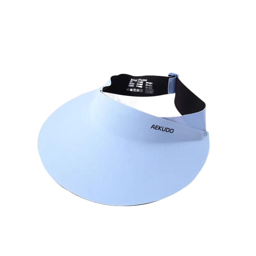 Foldable Seamless Visor Cap Sun Protection Summer Sun Hat Simple Women Sun Hat  Outdoor Sport Cap