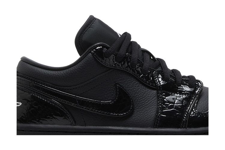 Jordan 1 Низкий SE Патентный Слон Черный (Женский)