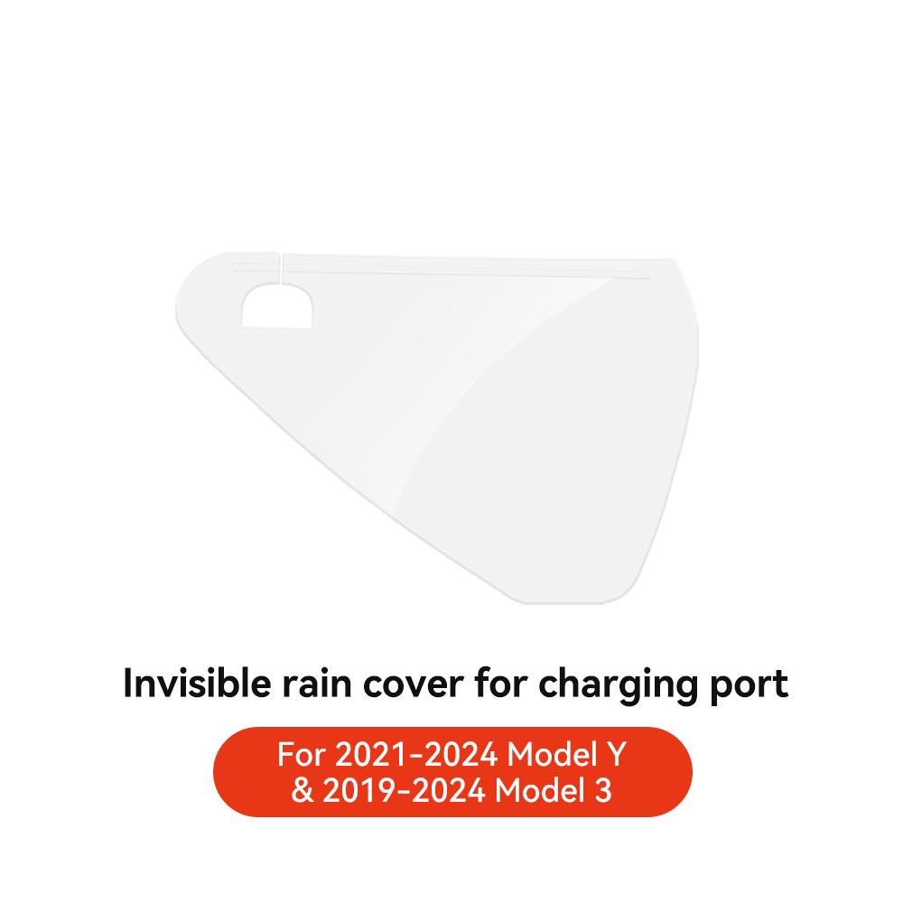 YZ для Tesla Model 3 Y Highland 2025-2025 Крышка порта зарядного устройства для наружного использования Защита от дождя и пыли Чехлы для автомобиля Аксессуары