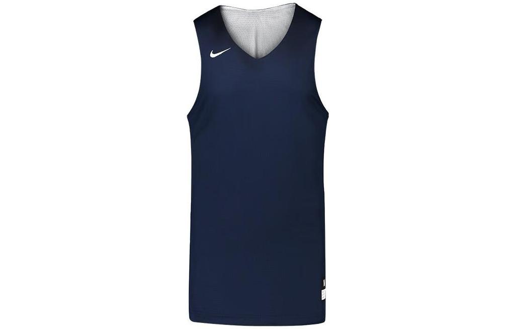 Nike Мужские баскетбольные майки темно-синие с умеренными подтяжками 867766-420