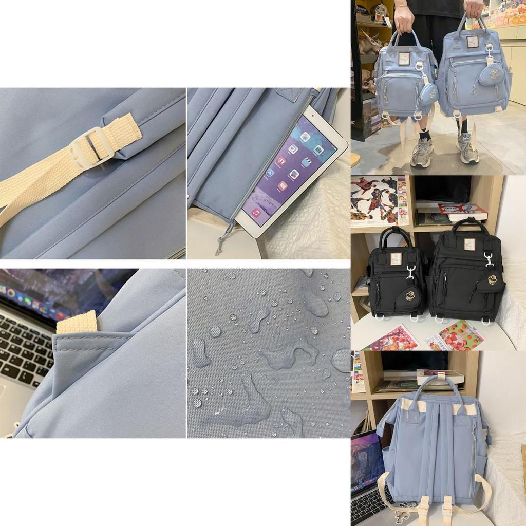 Подарок школьнику Водонепроницаемый рюкзак Дорожная сумка Большая вместимость Простота