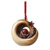 Festival Owl Styles Christmas Tree Hanging Ornament Craft of Sturdy 2D Acrylic Accessory for Home Decoration Use