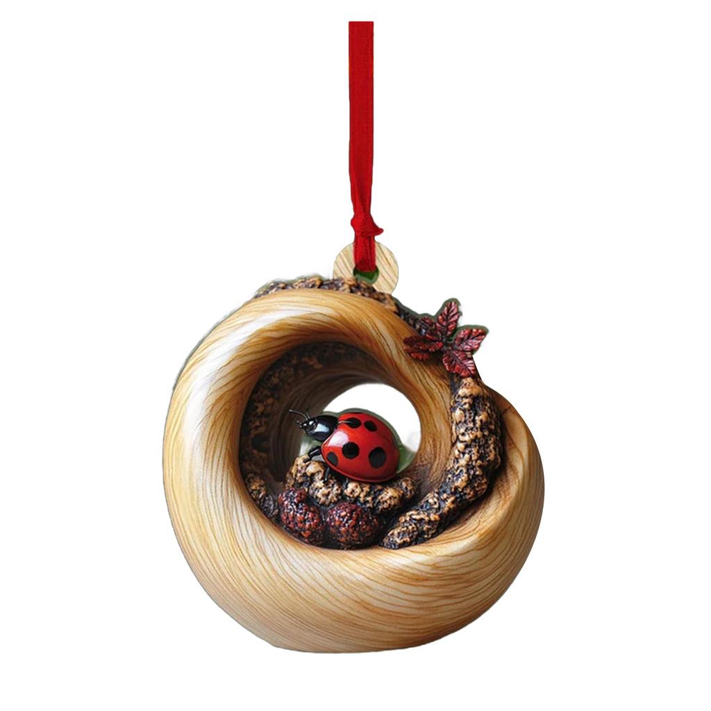 Festival Owl Styles Christmas Tree Hanging Ornament Craft of Sturdy 2D Acrylic Accessory for Home Decoration Use