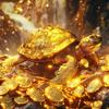 1 Pc Gold Turtle DIY Diamond Painting Cross Stitch Kit Mosaic Art Diamond Embroidery Home Decoration