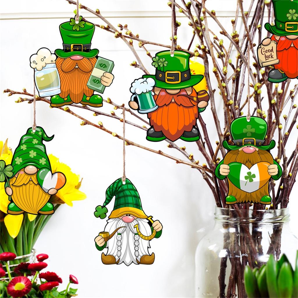 Деревянная удача, креативный подвесной реквизит, декор для Дня Святого Патрика, вечеринки, фестиваля, домашний декор