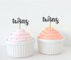 Darling Souvenir| Baby Shower Its Twin Cupcake Toppers| Gender Reveal Party Dessert Decorations - Pack Of