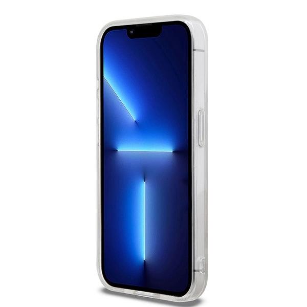 Dkny Iml Checkered Mono Pattern & Printed Stripes Magsafe Case For Iphone 13 Pro / 13 - Beige