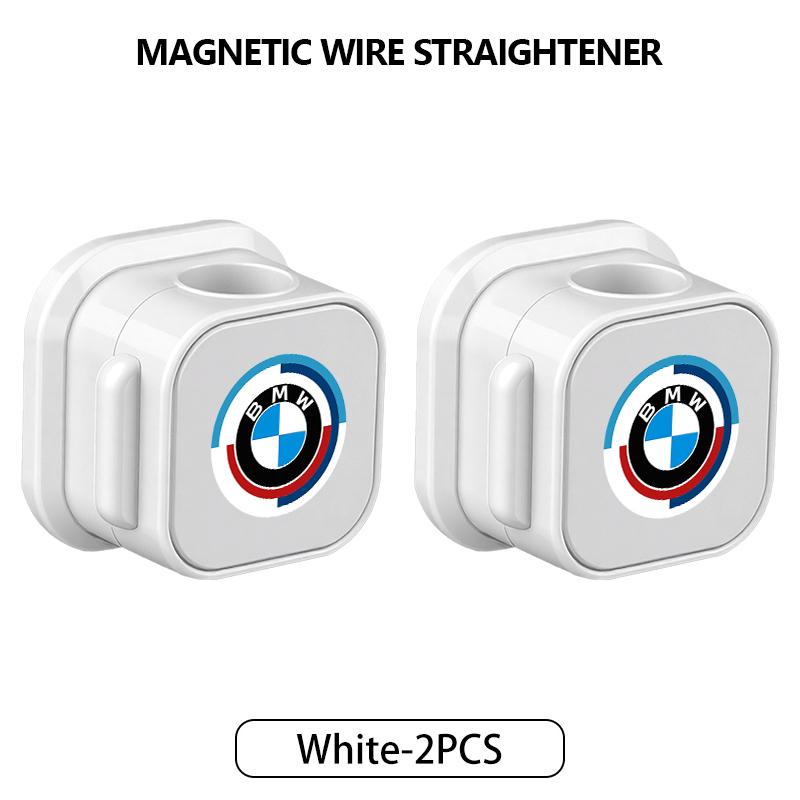 Magnetic Cable Holder Adhesive Wire Keeper Cord Cable Organizer For BMW X1 X3 E39 E46 E30 E36 E87 E60 E90 F26 G02 E70 F15 E53 CS1