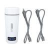 350ml Travel Electric Kettle 4 Temperature Settings Stainless Steel Heating Mug Portable Heated Insu