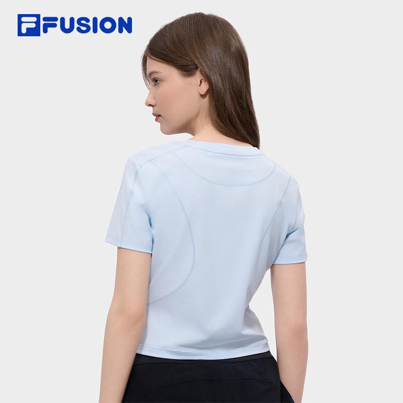 FILA FUSION Women's Slim-Fit Knit Short Sleeve T-Shirt