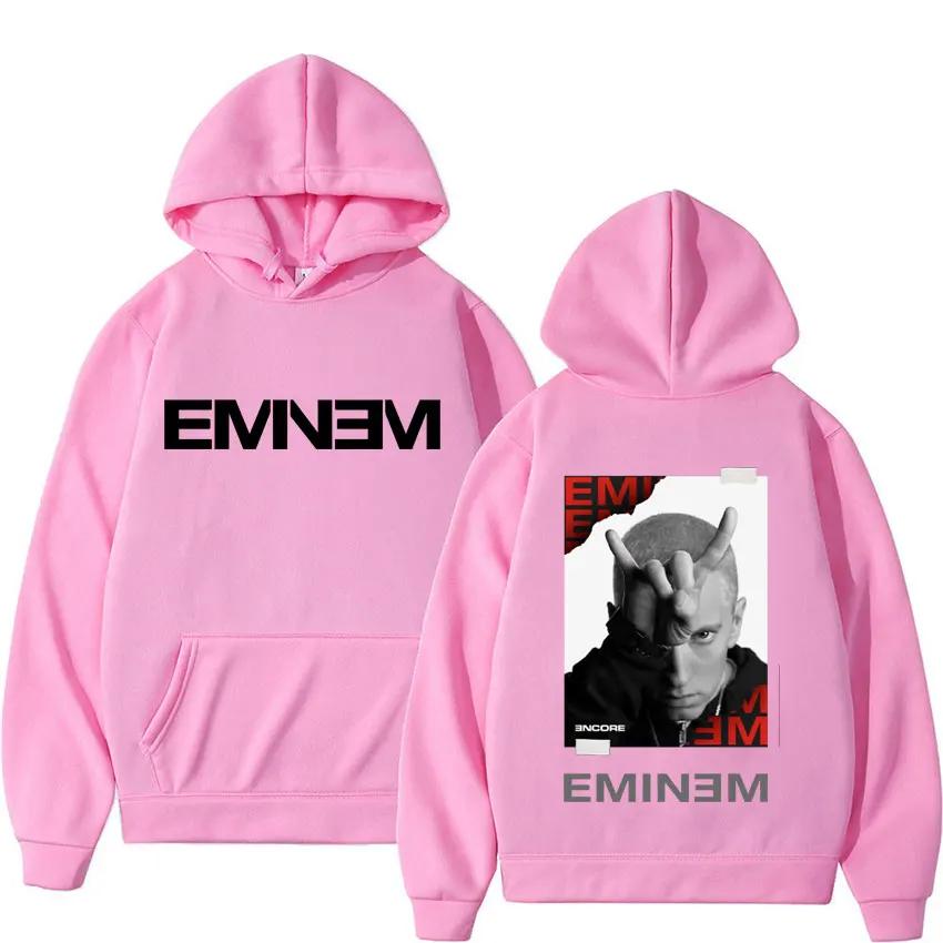 Рэпер Эминем Музыкальный Альбом Худи Мировой Тур Графическое Худи Мужское Женское Мода Хип-Хоп Панк Худи Винтажный Свитшот Уличная Одежда