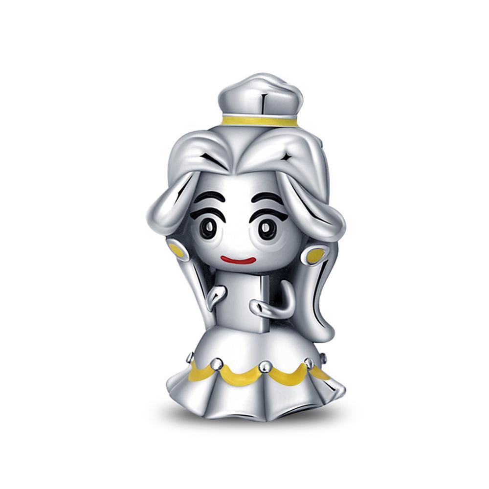 Новый Медный Miniso Микки Мама Минни Зажим Стежок Дизайнерские Шармы Бусина Подходит Аутентичные Браслеты Шарм DIY Поделки Женские Украшения