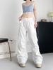 2026 Trendy Women's Summer White Wide-Leg Work Pants