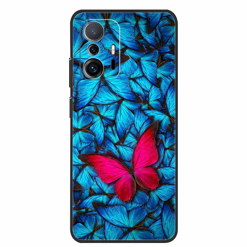Чехол для Xiaomi 11T Pro Животные Защитный Мягкий Силиконовый Чехол для Телефона для Xiaomi Mi 11T Pro 5G Ударопрочный Mi11T Волк Чехол