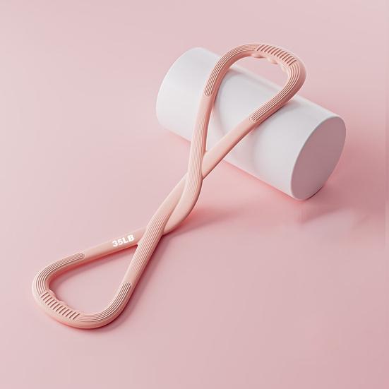 Силиконовая фитнес-резинка сопротивления противоскользящая эластичная лента для упражнений в виде восьмерки 25/35 фунтов для мужчин и женщин для рук, плеч, растяжки, силовых тренировок, эспандер