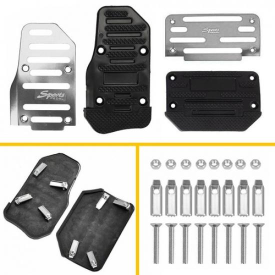 2X Car Non-Slip Automatic Gas Brake Foot Pedal Pad Cover Accessories Universal K