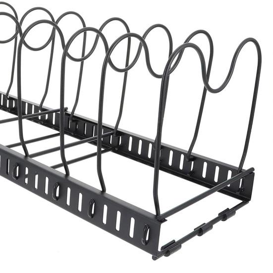 Кухонная полка для хранения, выдвижная противоскользящая пластина из нержавеющей стали, крышка кастрюли, миска для посуды, держатель для сушки, разделочная доска, дренажная подставка