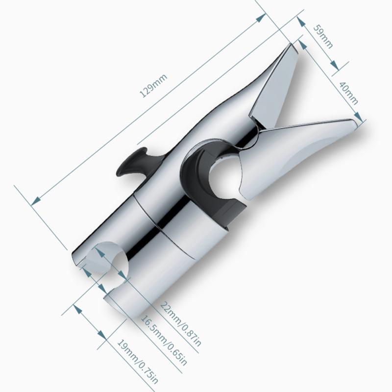 Держатель насадки для душа, Держатель для душа, Ручной съемный ползунковый зажим для замены ванной комнаты,