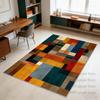 Modern Geometric Study Room Non-slip Carpet Decor Home Washable Fluffy Living Room Rug Foldable Bedroom Dining Room Mat Soft