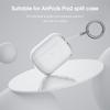 Earbud Protective Sleeve Anti-drop Shock-proof Transparent Soft TPU Bluetooth-compatible Earphone Split Case for AirPods Pro 2