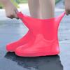 Reusable Waterproof Rain Shoes Covers Silicone Outdoor Rain Boot Overshoes Walking Shoes Accessories Reusable Shoe Cover 1Pair