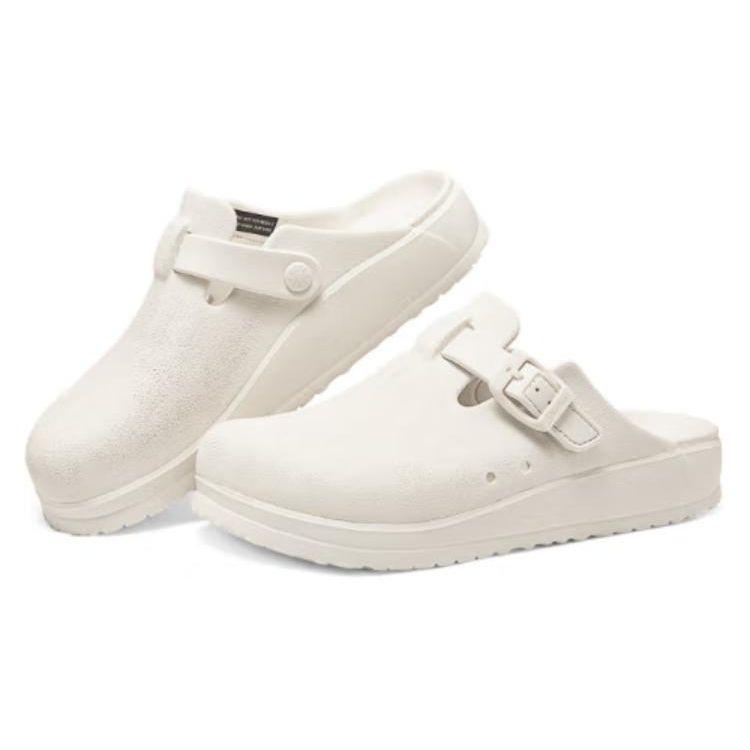 Skechers Повседневные легкие дышащие клоги из ЭВА женская обувь белые 111090-WHT